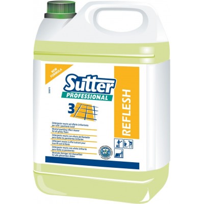 SUTTER REFLESH DETERGENTE NEUTRO PER PAVIMENTI LUCIDI 5KG - 1 SUTTER REFLESH DETERGENTE NEUTRO PER PAVIMENTI LUCIDI 5KG - 1