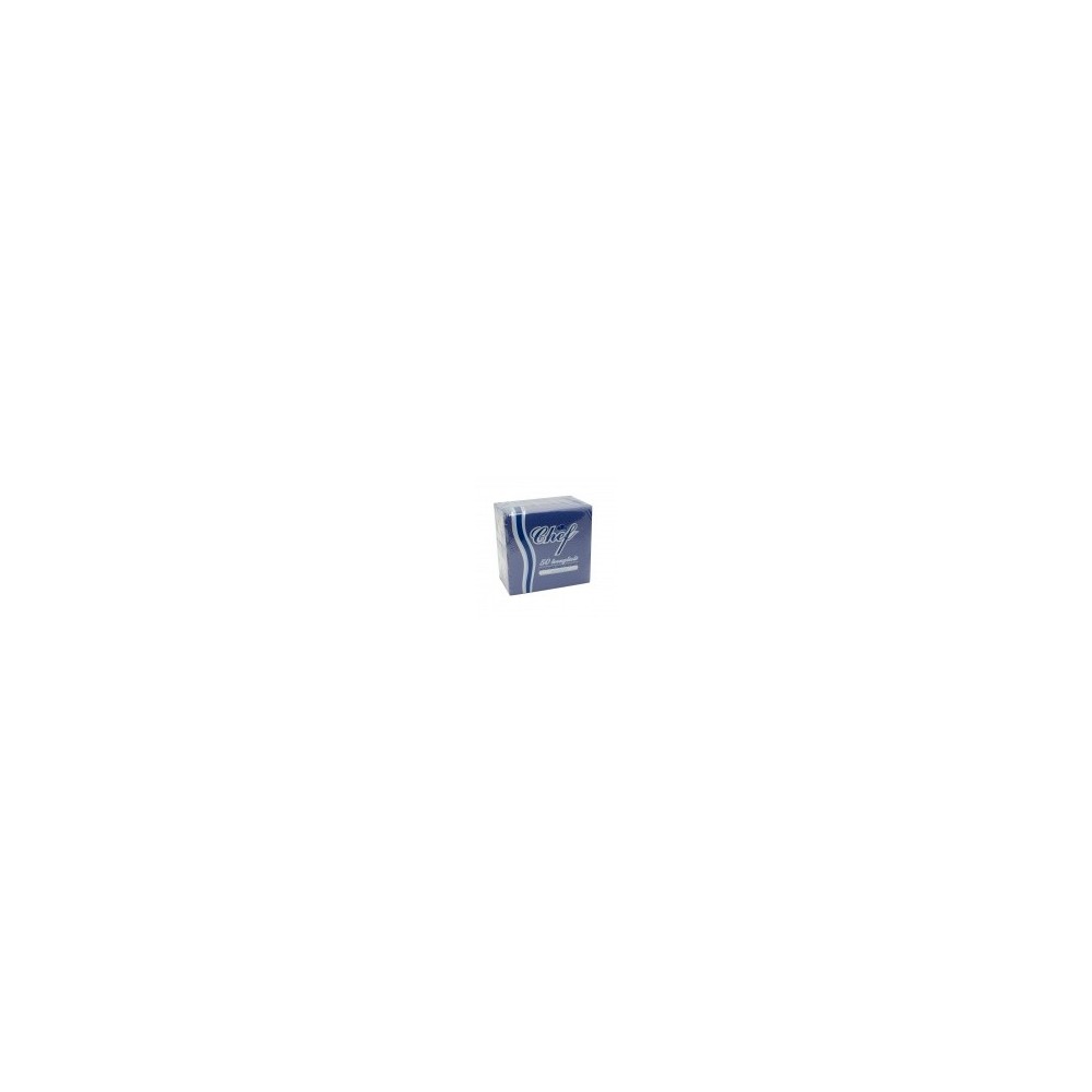 TOVAGLIOLO AIRLAID CHEF 40X40 CARTA A SECCO BLU 800PZ - 1