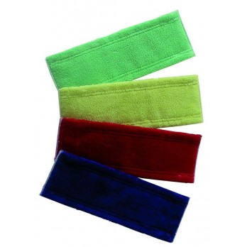 RICAMBIO SPEED CLEAN  IN MICROFIBRA BLU CHIUSO 50X17CM CON TASCHE - 2