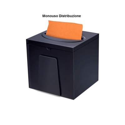 DISPENSER CUBO NEW TOVAGLIOLI BAR NAPKINS VALUE NERO - 1