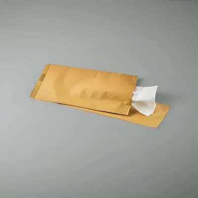 BUSTA PORTAPOSATE IN CARTA PAGLIA NEUTRA CON TOV.38X38 2V 1000PZ - 1