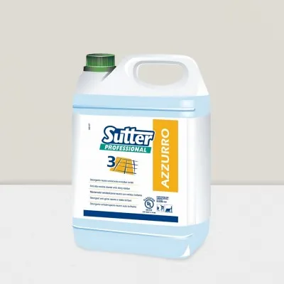 SUTTER AZZURRO UL DETERG. NEUTRO ANTISCIVOLO A RESIDUO LUCIDO 5KG - 1