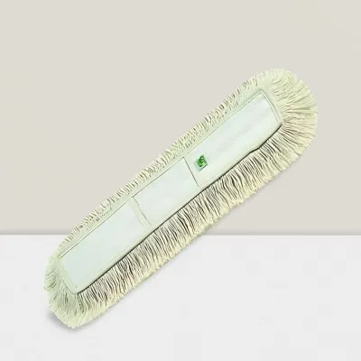 RICAMBIO SCOPA LINEARE IN COTONE 60CM CON TASCHE - 1