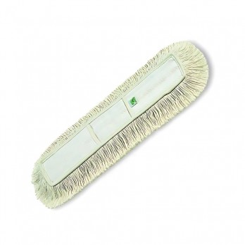 RICAMBIO SCOPA LINEARE IN COTONE 60CM CON TASCHE - 2