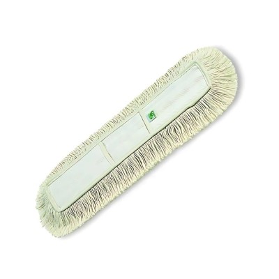 RICAMBIO SCOPA LINEARE IN COTONE 80CM CON TASCHE - 1 RICAMBIO SCOPA LINEARE IN COTONE 80CM CON TASCHE - 1
