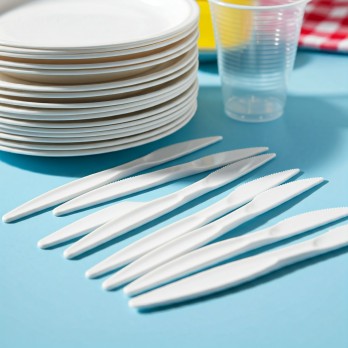 COLTELLI COMPAT BIANCO 100PZ - 2