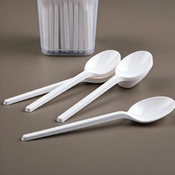CUCCHIAI COMPAT BIANCO 100PZ