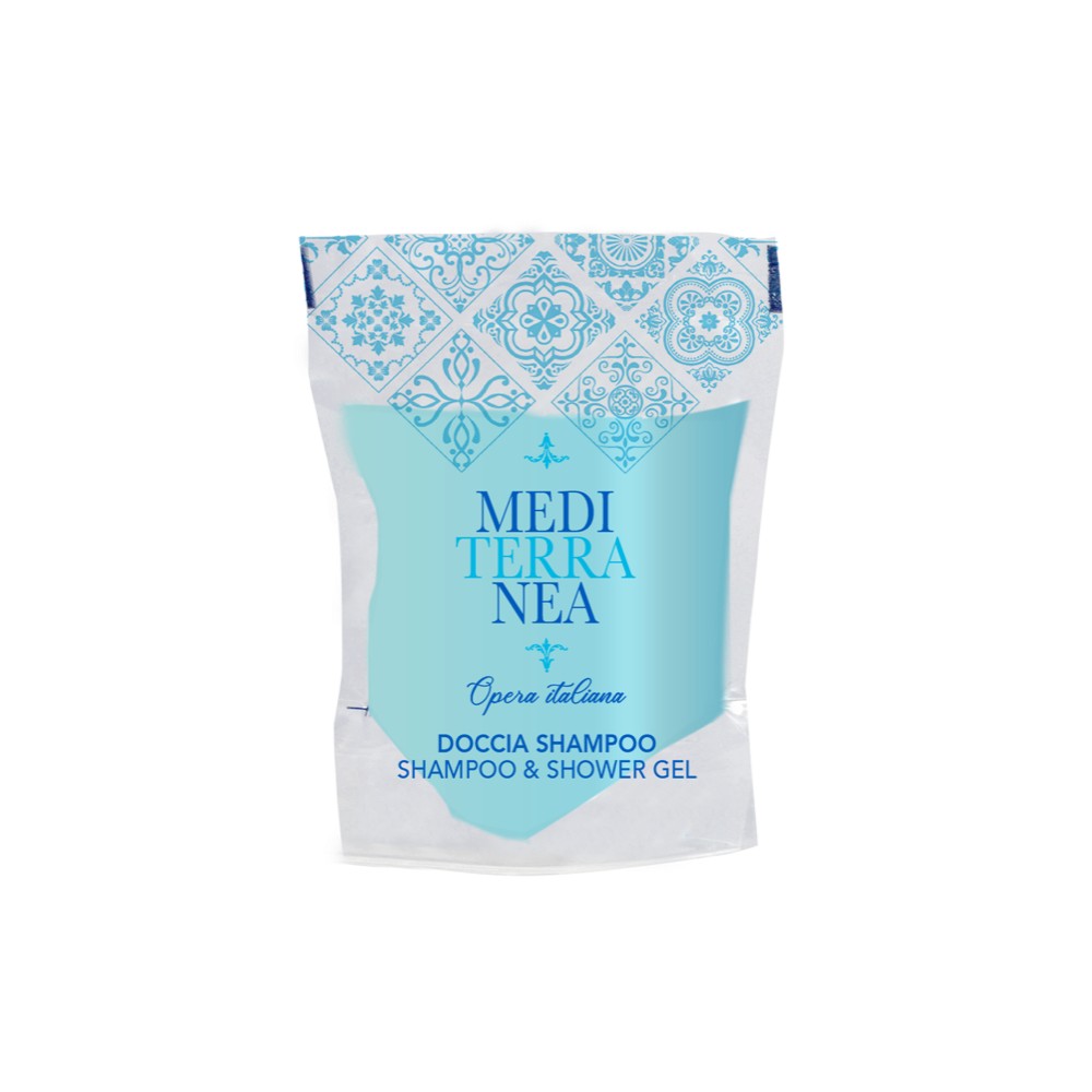BUSTINA BAGNODOCCIA 10ML 500PZ MEDITERRANEA - 1