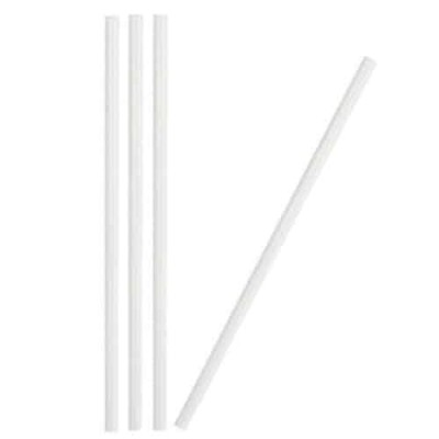 CANNUCCE BIO DIRITTE BIANCO 21CM 7MM 250PZ - 1