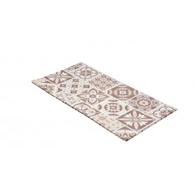 COPRIMACCHIA AIRLAID CS MAIOLICHE CIOCCOLATO 100X100CM 120PZ - 1