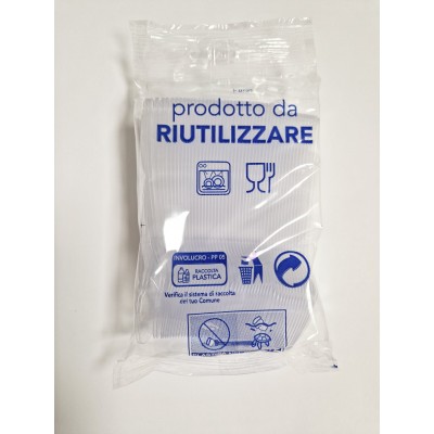 CUCCHIAINO CAFFE TRASPARENTE 100PZ - 1